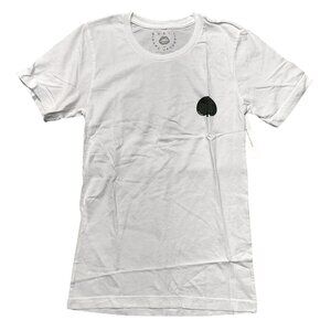 Marc by Marc Jacobs White Cotton Graphic Printed Tee Shirt Sz Small